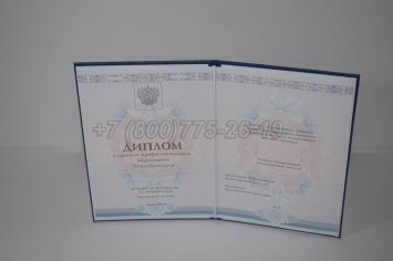Диплом Колледжа 2016г ГОЗНАК в Екатеринбурге