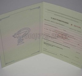 Удостоверение Ординатуры 2011г в Екатеринбурге