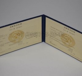 Диплом Техникума Киргизской ССР в Екатеринбурге